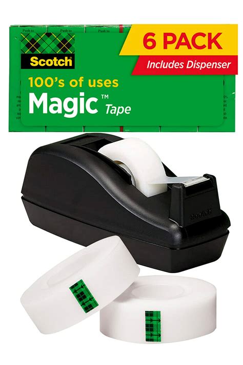 Scotch Magi Tape 6 Rolls: Your Solution to Quick and Easy Repairs